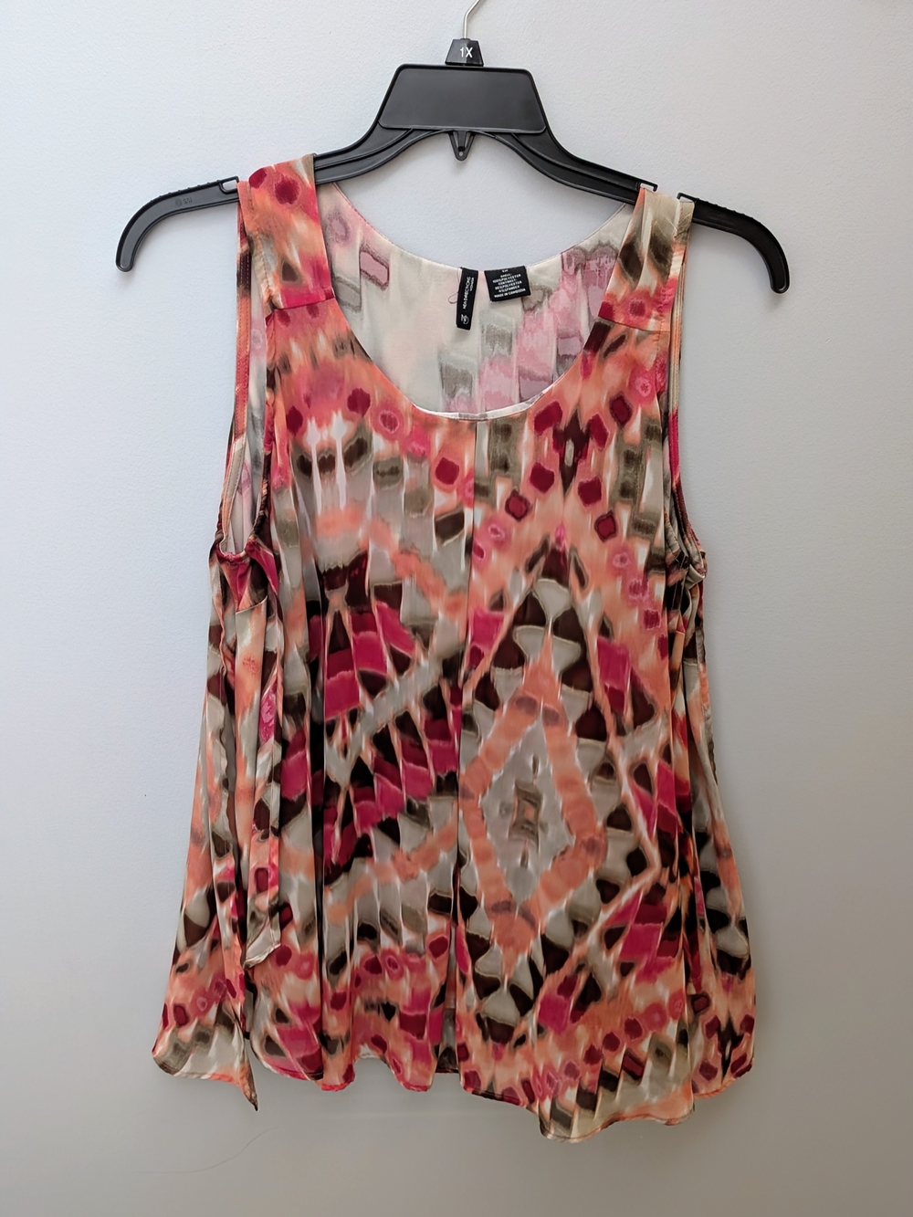 New Directions Vibrant Sleeveless Blouse